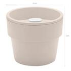 Vaso Autoirrigável - Pequeno - Linha Plantar  Vs180 <ou> Bege